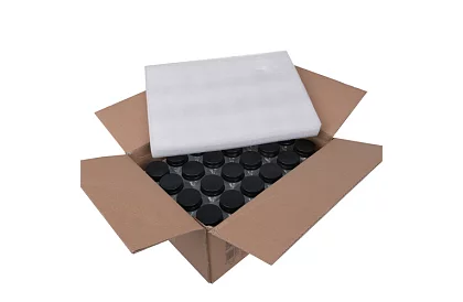 Set de 24 borcane de sticlă pentru condimente 120 ml + etichete