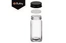 Set de 24 borcane de sticlă pentru condimente 120 ml + etichete
