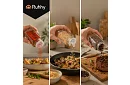 Set de 24 borcane de sticlă pentru condimente 120 ml + etichete