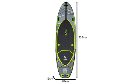 Paddleboard 335 cm – placă cu pagină, scaun, pompă și set de accesorii