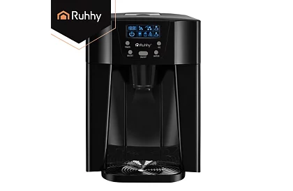 Generator de cuburi de gheață pentru acasă cu LCD – compresor 12 kg/24 h – negru