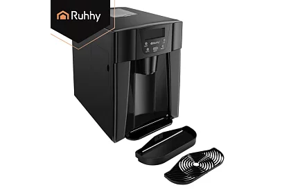 Generator de cuburi de gheață pentru acasă cu LCD – compresor 12 kg/24 h – negru