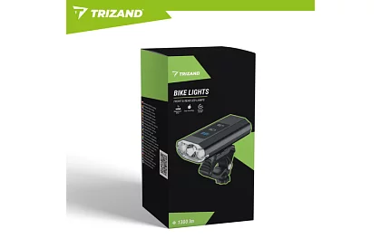 Set de lumini LED pentru bicicletă – 1300 lm, 5200 mAh