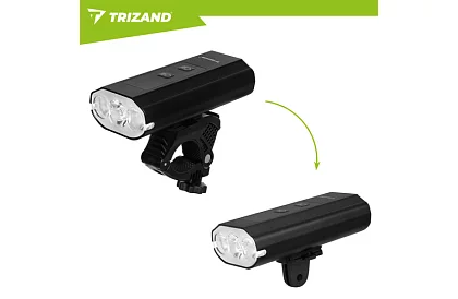 Set de lumini LED pentru bicicletă – 1300 lm, 5200 mAh