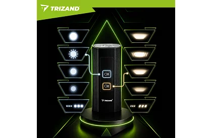 Set de lumini LED pentru bicicletă – 1300 lm, 5200 mAh