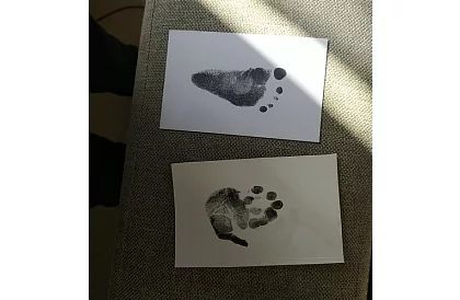Imprimare a mâinilor și picioarelor copiilor – Nesmaring Ink Touch
