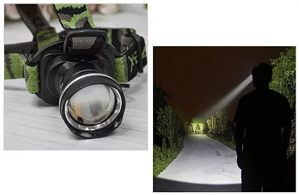 LED lanternă reîncărcabilă BL6807 – ZOOM CREE LED 500 lm