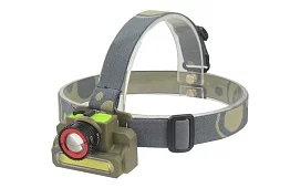 LED reîncărcabil LED frontal DOCOSS 2 în 1 - ZOOM - CREE LED + COB LED