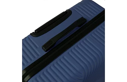 Set de 3 valize de călătorie cu roți 39 l, 70 l, 99 l – albastru închis
