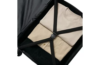 Set de 3 valize de călătorie cu roți 39 l, 70 l, 99 l – albastru închis