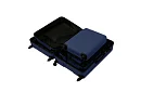 Set de 3 valize de călătorie cu roți 39 l, 70 l, 99 l – albastru închis