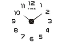 Ceasuri DIY de perete negre – diametru 60 până la 130 cm