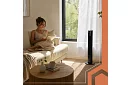 Ventilator oscilant pe stâlp de 83 cm, 45 W – negru + telecomandă