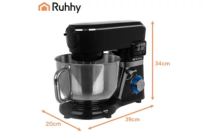 Robot de bucătărie cu blender și râșniță de carne – 2000 W, bol încălzit 6,2 l