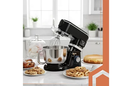 Robot de bucătărie cu blender și râșniță de carne – 2000 W, bol încălzit 6,2 l