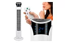 Ventilator oscilant pe stâlp 83 cm, 45 W – alb + telecomandă