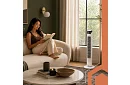 Ventilator oscilant pe stâlp 83 cm, 45 W – alb + telecomandă