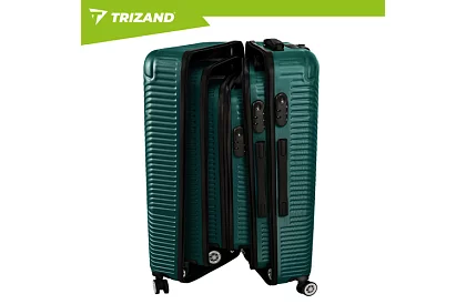 Set de 3 valize de călătorie cu roți 39 l, 70 l, 99 l – verde