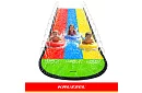 Tobogan triplu cu fântână 480 cm + 3 ambarcațiuni