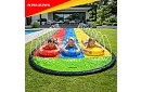 Tobogan triplu cu fântână 480 cm + 3 ambarcațiuni