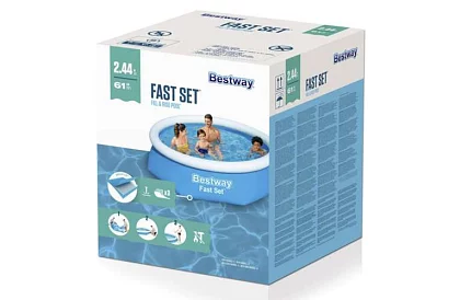 Piscină gonflabilă cu margine umflată 244 × 61 cm – Bestway B57448