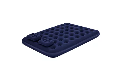 Saltea gonflabilă cu pompă și perne 203 × 152 × 22 cm – B67374