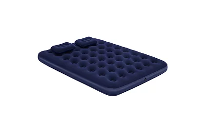 Saltea gonflabilă cu pompă și perne 203 × 152 × 22 cm – B67374