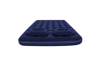 Saltea gonflabilă cu pompă și perne 203 × 152 × 22 cm – B67374