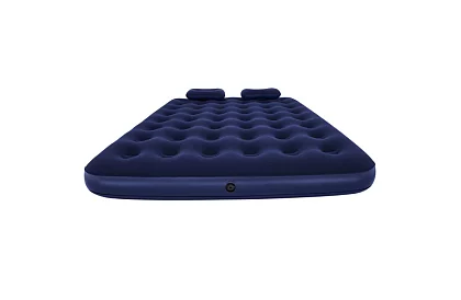 Saltea gonflabilă cu pompă și perne 203 × 152 × 22 cm – B67374