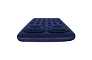 Saltea gonflabilă cu pompă și perne 203 × 152 × 22 cm – B67374