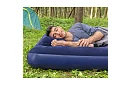Saltea gonflabilă cu pompă și perne 203 × 152 × 22 cm – B67374