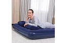 Saltea gonflabilă cu pompă și perne 203 × 152 × 22 cm – B67374