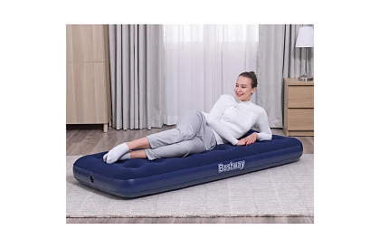 Saltea gonflabilă din catifea 185 × 76 × 22 cm – B67000