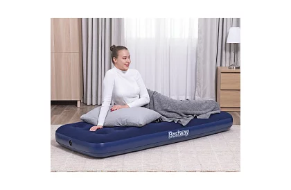 Saltea gonflabilă din catifea 185 × 76 × 22 cm – B67000