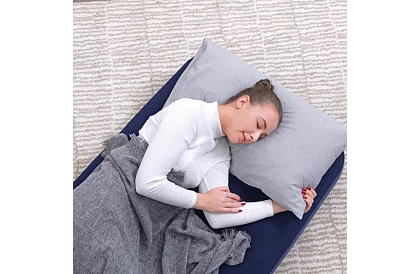 Saltea gonflabilă din catifea 185 × 76 × 22 cm – B67000