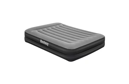 Saltea gonflabilă cu pompă încorporată și perne 203 × 152 × 46 cm – B67403