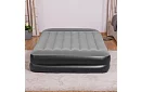 Saltea gonflabilă cu pompă încorporată și perne 203 × 152 × 46 cm – B67403