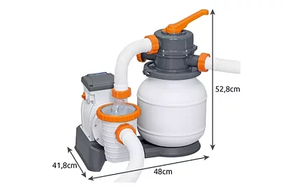 Pompă de nisip pentru piscină 5678 l/h – 230 W - B58497
