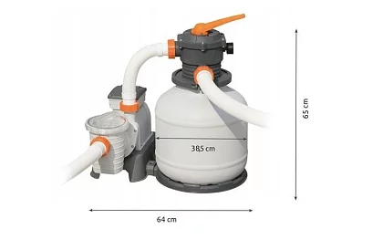 Pompă de nisip pentru piscină 11 355 l/h – 500 W - B58486