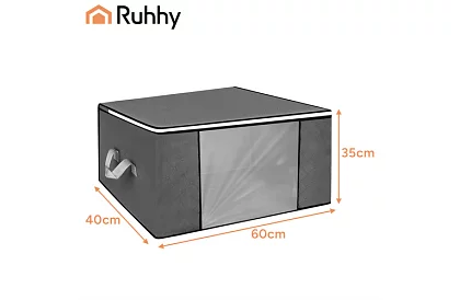 Set de 4 organizatoare de depozitare pentru dulap 60 × 40 × 35 cm