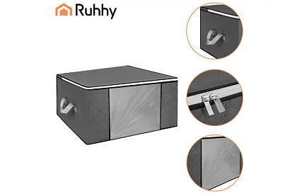 Set de 4 organizatoare de depozitare pentru dulap 60 × 40 × 35 cm