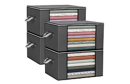 Set de 4 organizatoare de depozitare pentru dulap 60 × 40 × 35 cm