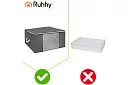 Set de 4 organizatoare de depozitare pentru dulap 60 × 40 × 35 cm