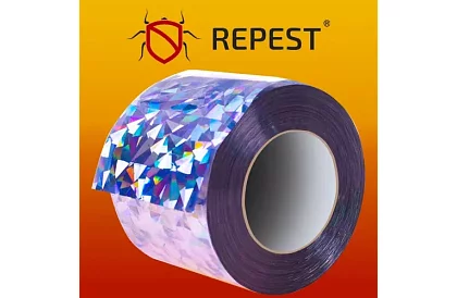 Bandă holografică pentru sperierea păsărilor - 45 m