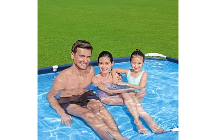 Piscină cadru rectangulară 259 × 170 × 61 cm - Steel Pro B56403