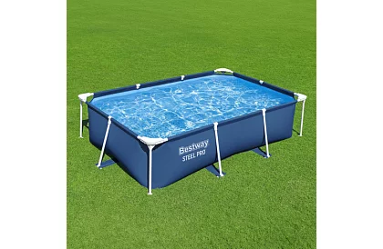 Piscină cadru rectangulară 259 × 170 × 61 cm - Steel Pro B56403