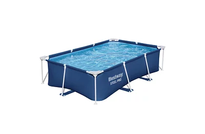 Piscină cadru rectangulară 259 × 170 × 61 cm - Steel Pro B56403