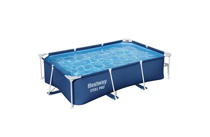 Piscină cadru rectangulară 259 × 170 × 61 cm - Steel Pro B56403