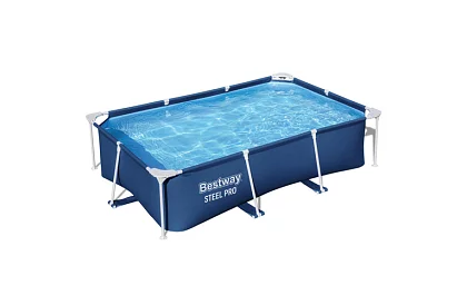 Piscină cadru rectangulară 259 × 170 × 61 cm - Steel Pro B56403