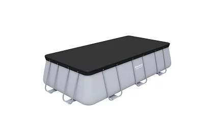 Copertă pentru piscină cu cadru 404 × 201 cm – folie de protecție termică B58232
